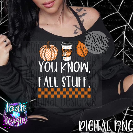 you know, fall stuff  - 2 DIGITAL PNG