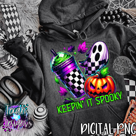 keepin' it spooky - DIGITAL PNG