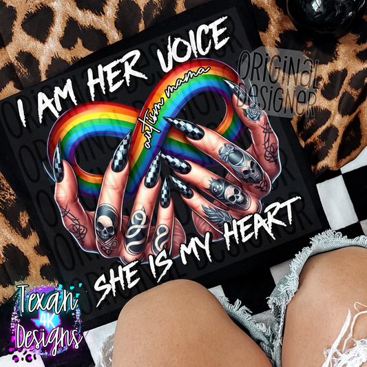 i am her voice - DIGITAL PNG