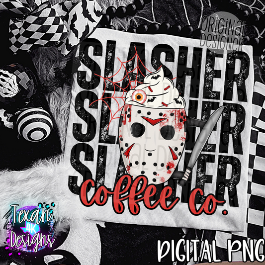 slasher coffee co - DIGITAL PNG