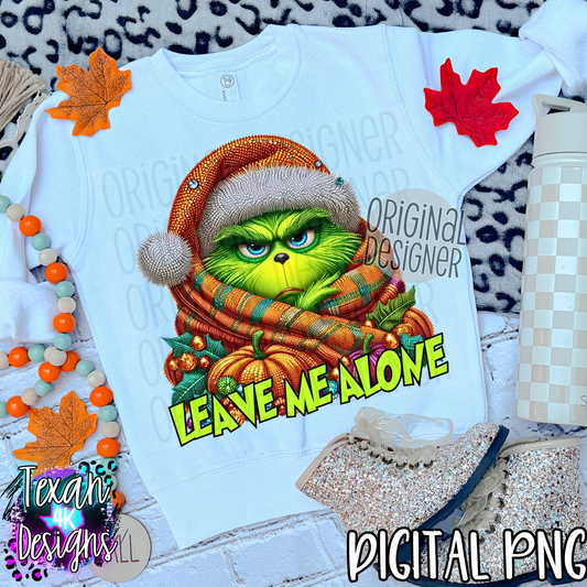 leave me alone - DIGITAL PNG