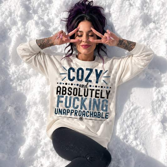 cozy and absolutely f unapproachable (winter)  - DIGITAL PNG