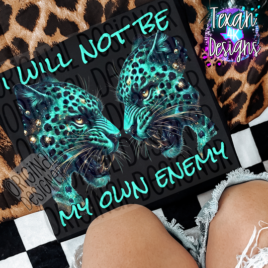 i will not be my own enemy  - DIGITAL PNG