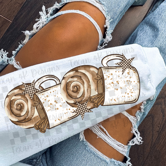 cinnamon rolls sleeve - DIGITAL PNG