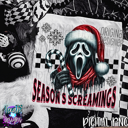 season's screamings - DIGITAL PNG