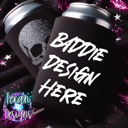 black koozie mock up