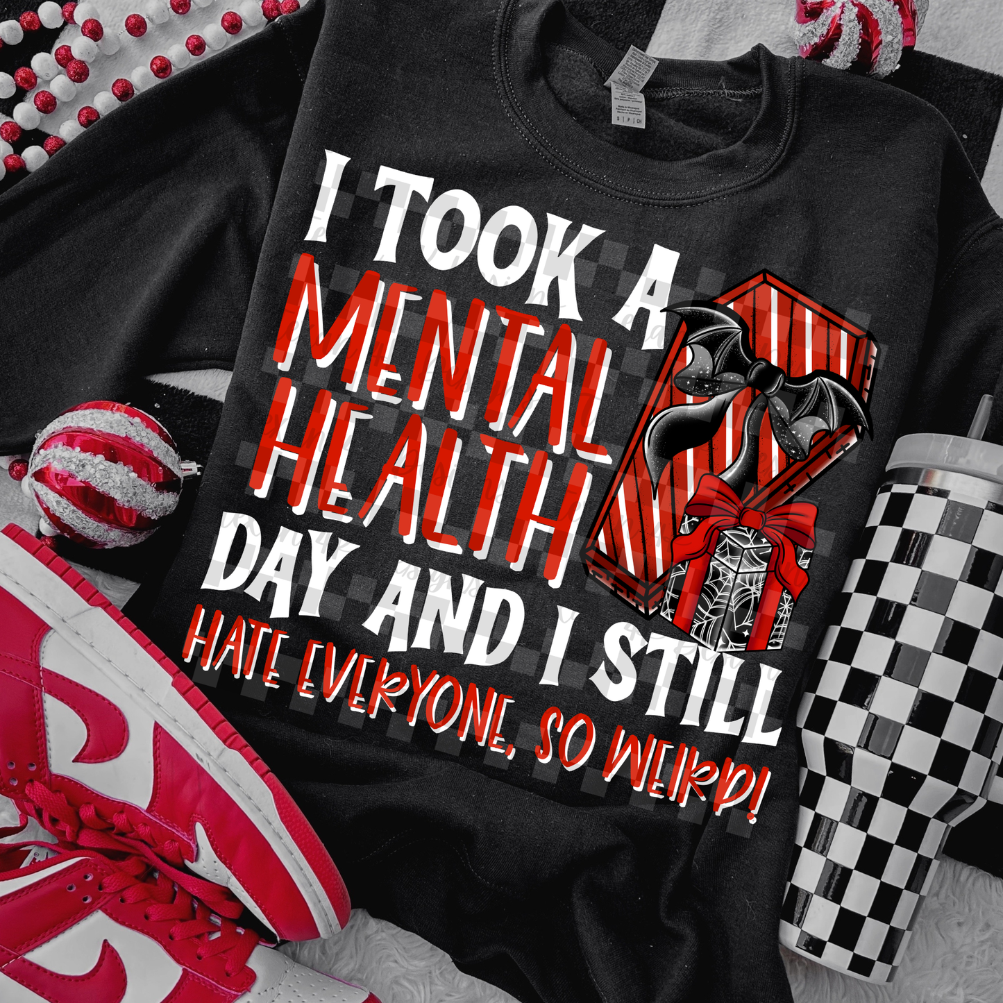 i took a mental health day (christmas) - 2 DIGITAL PNG