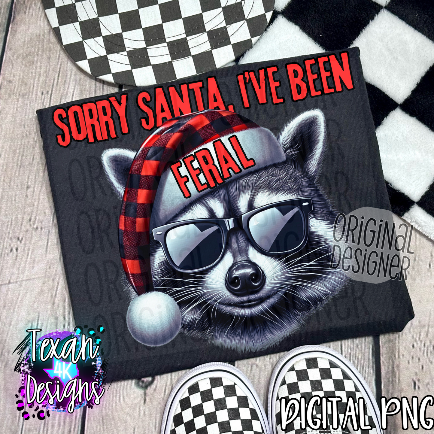 sorry santa, i've been feral boy edition- DIGITAL PNG