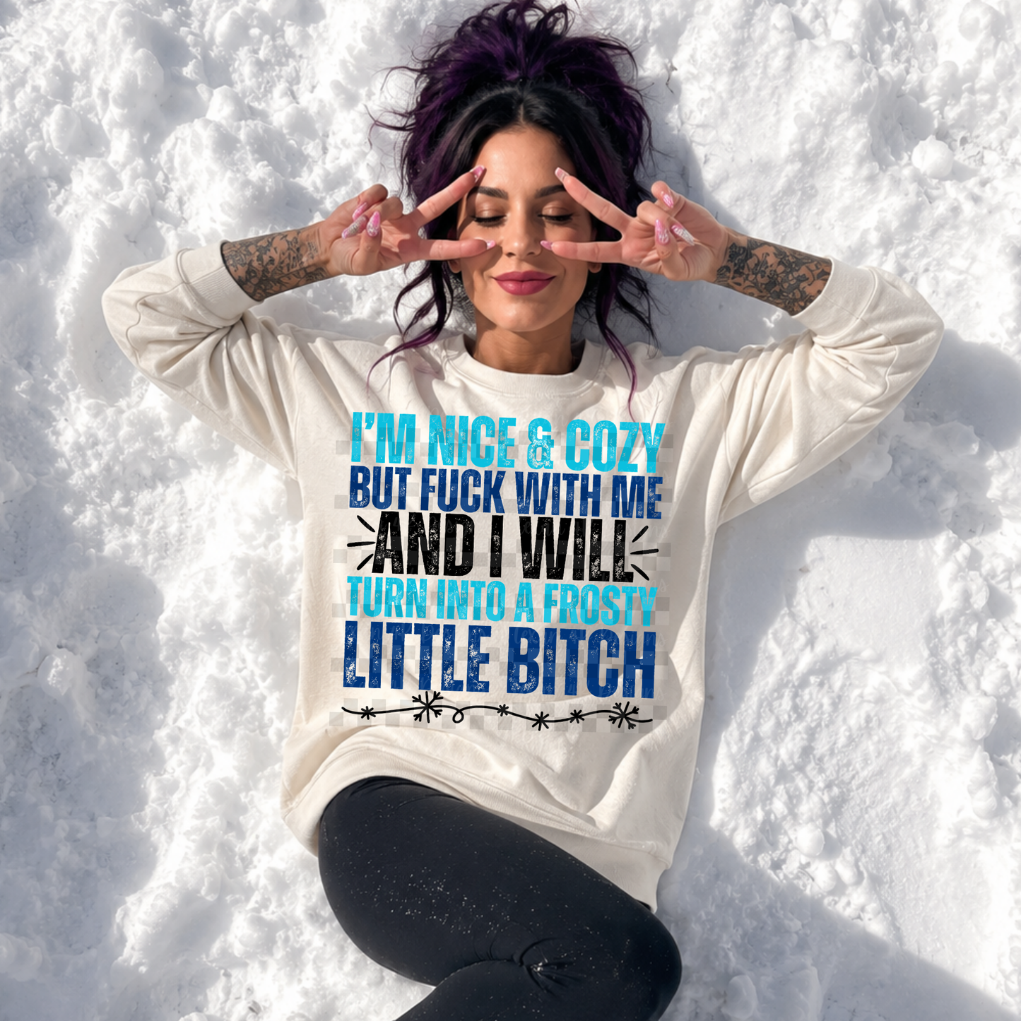i'm nice & cozy - 2 DIGITAL PNG