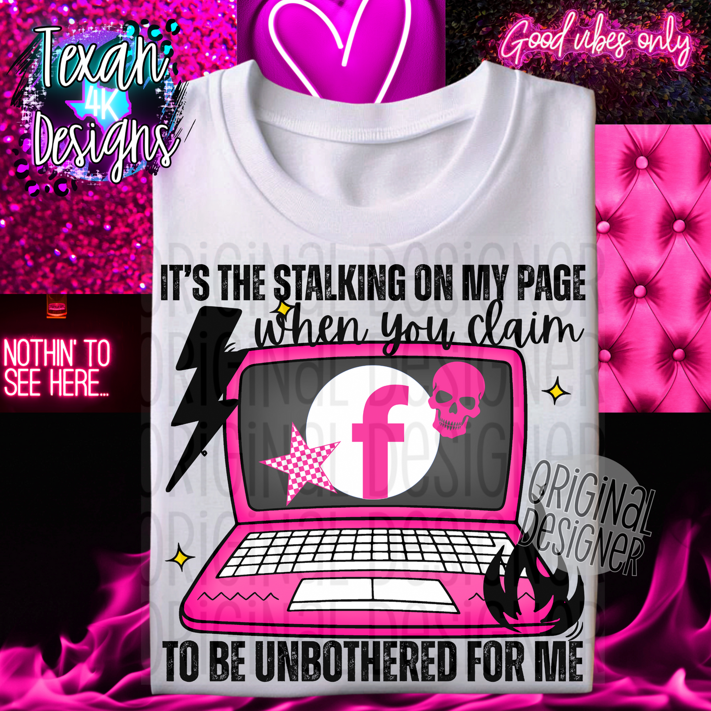 its the stalking on my page - 2 DIGITAL PNG