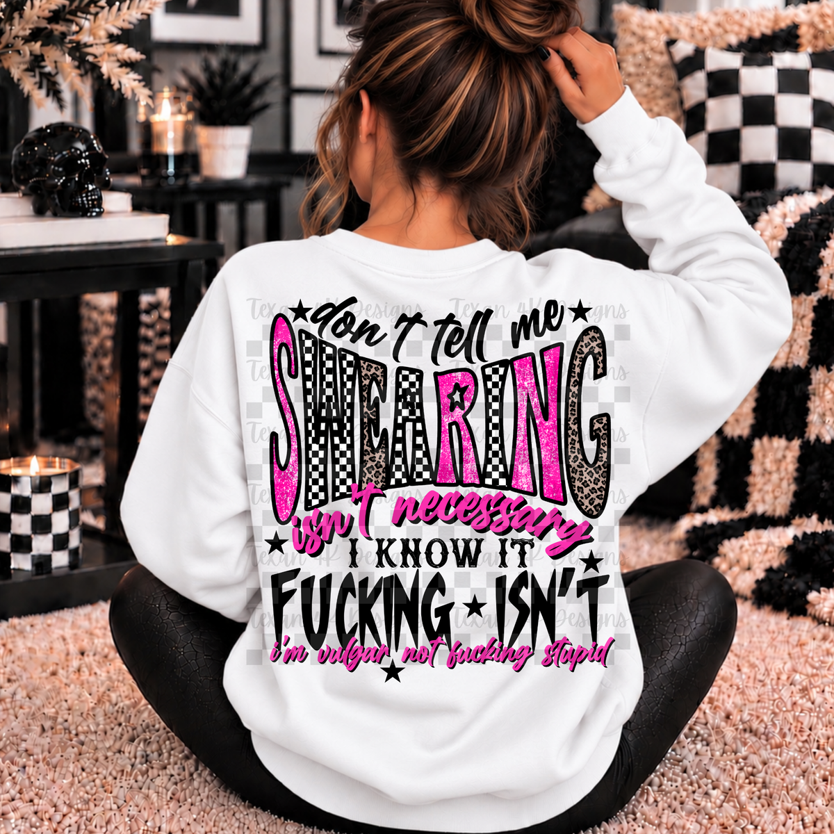 don't tell me swearing isn't necessary i know it - digital png
