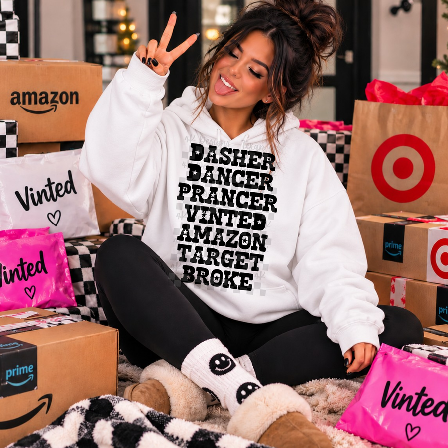 dasher dancer (shopping edition2 ) - 2 digital png