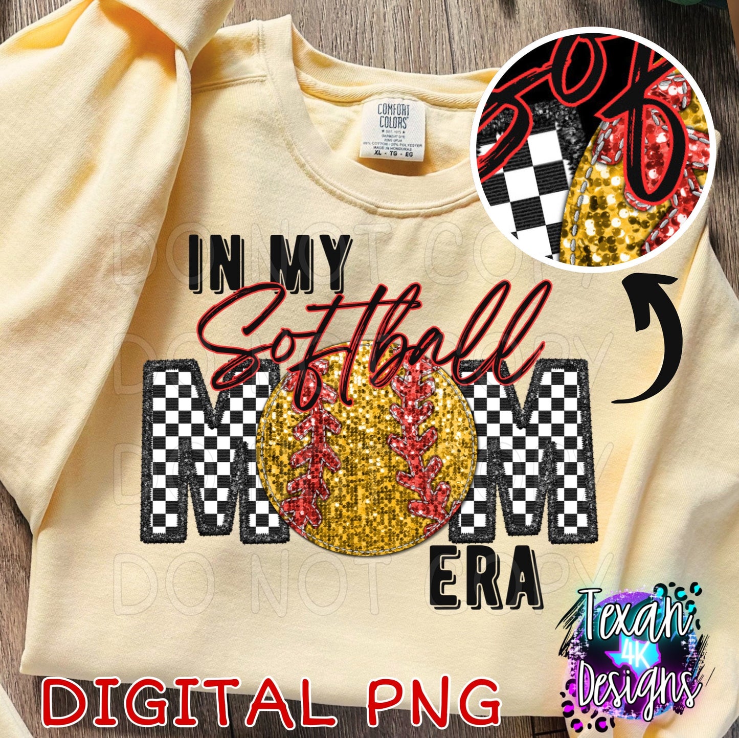 In my softball mom era - DIGITAL PNG