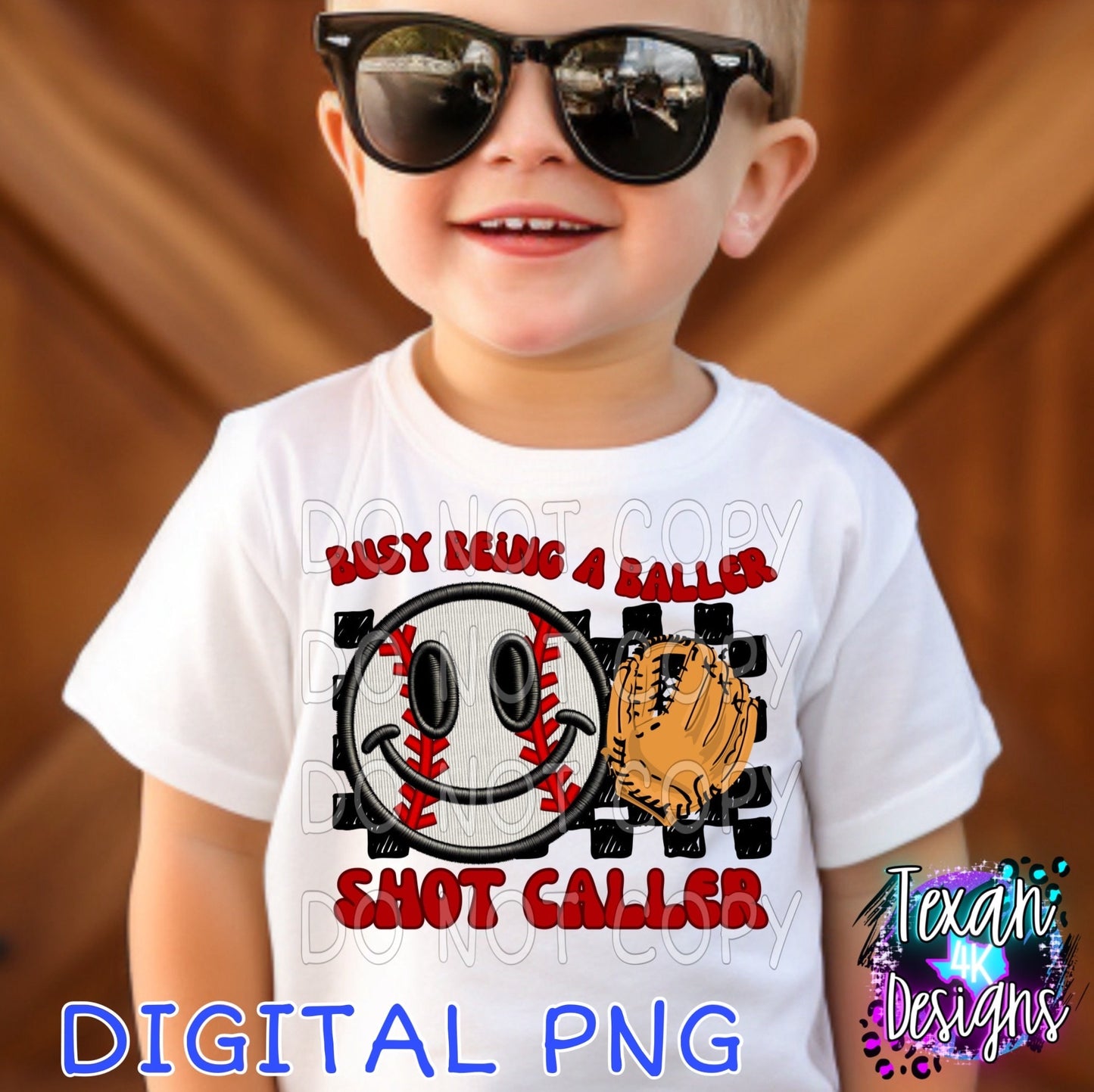 busy being a baller shot caller - DIGITAL PNG