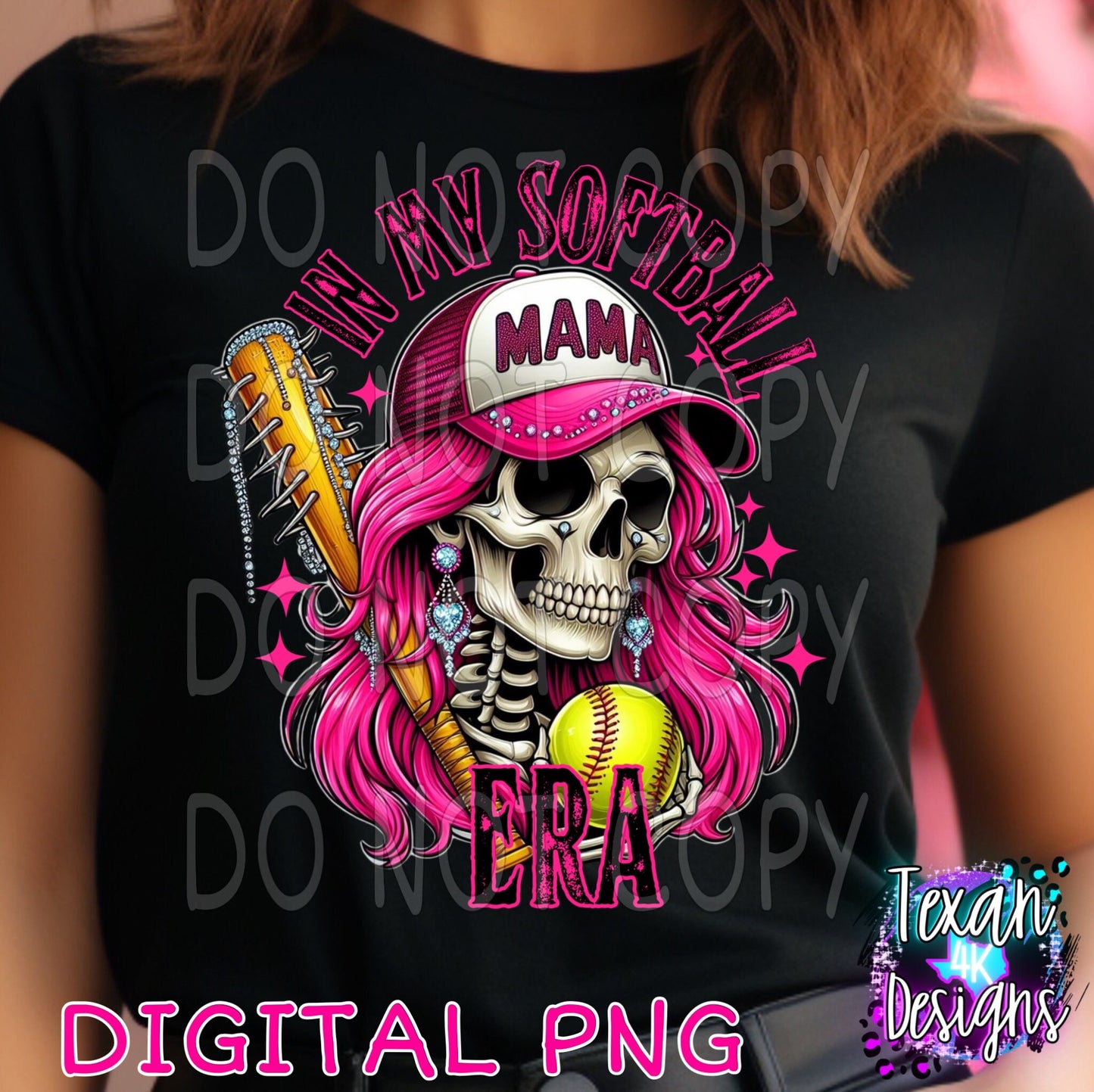 in my softball era - DIGITAL - skeleton