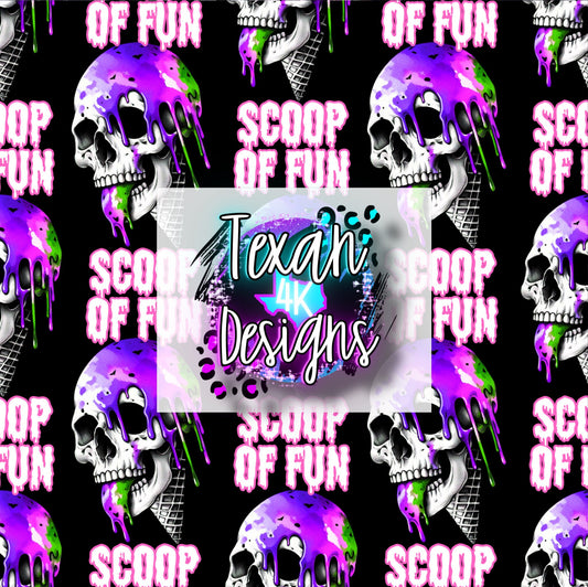 scoop of fun seamless - DIGITAL PNG