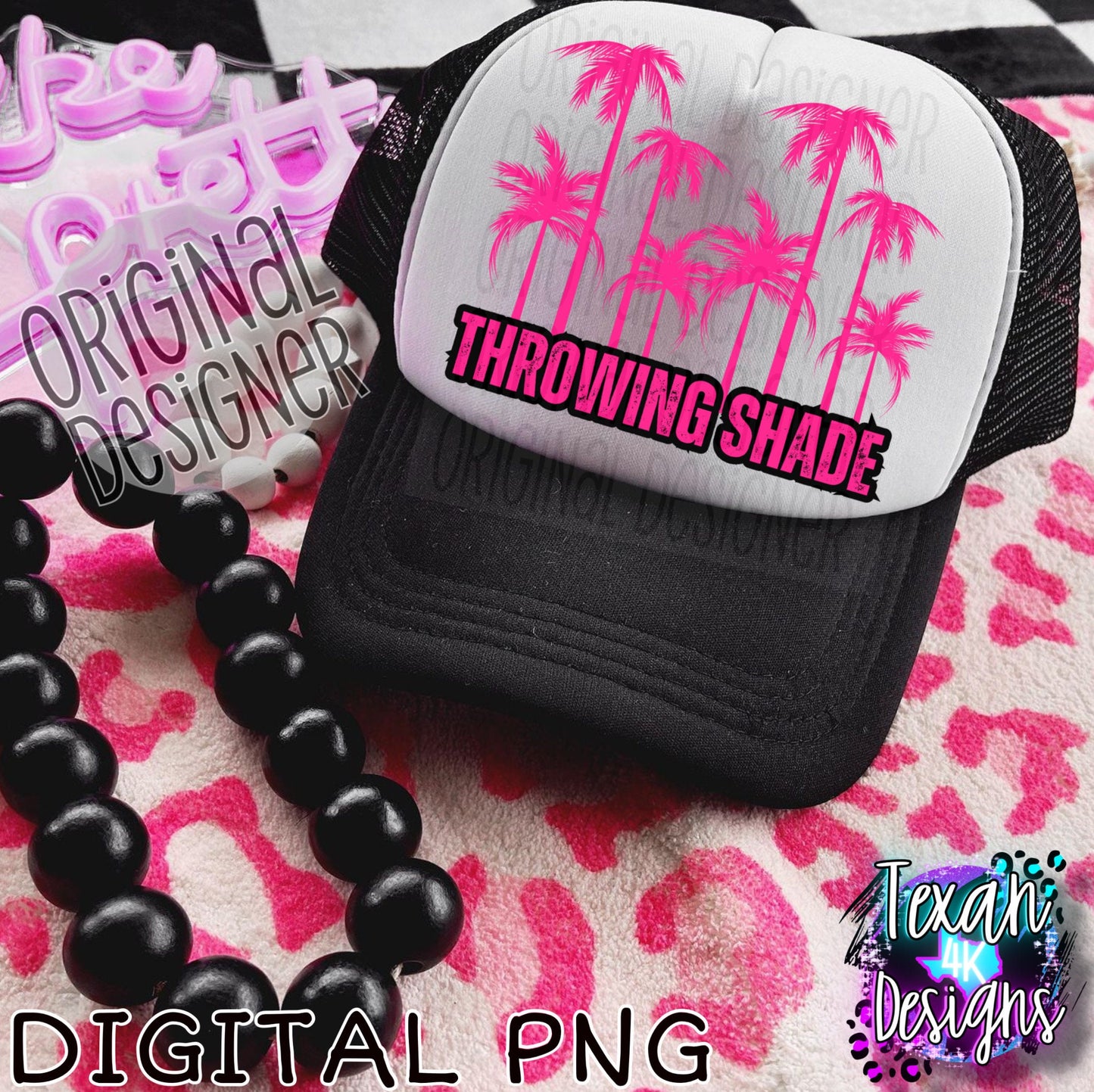 throwing shade - palm trees - DIGITAL PNG